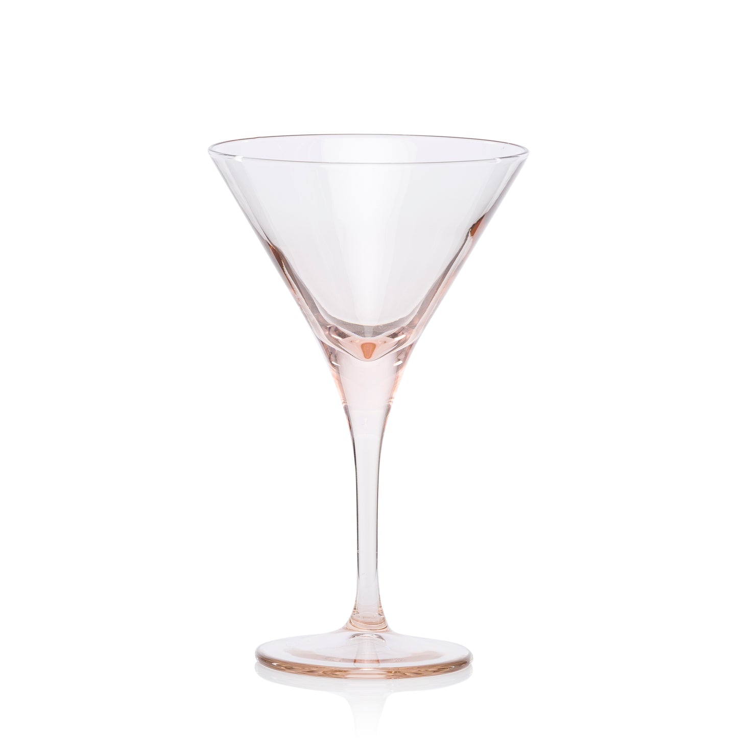 Pasabahce V-Line Martini Pink Glass Transparent 250 ml in Set of 2 Pcs