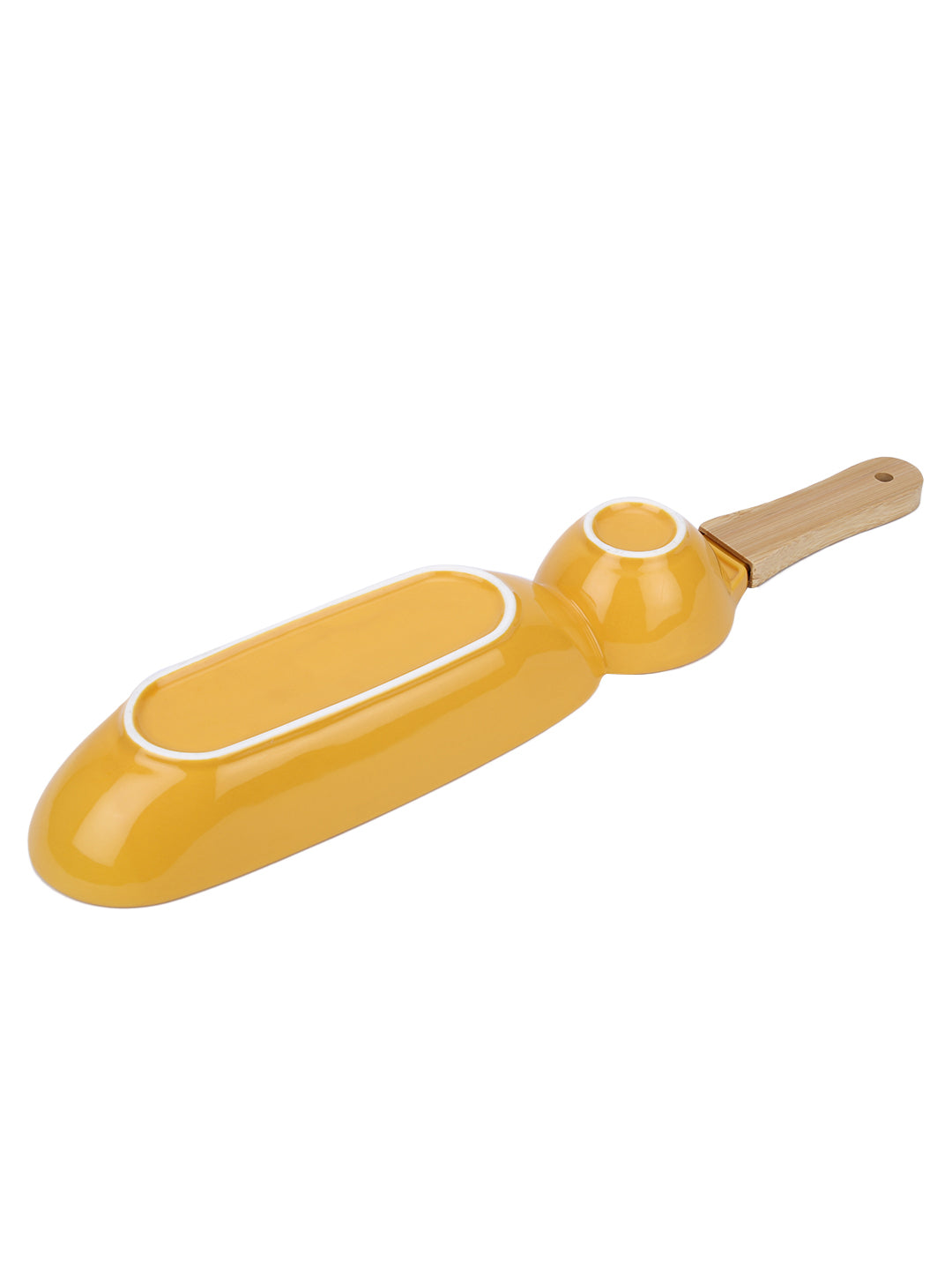 Narradora Savory Snack Dish | Set of 1PC Yellow Perfect for Gifting
