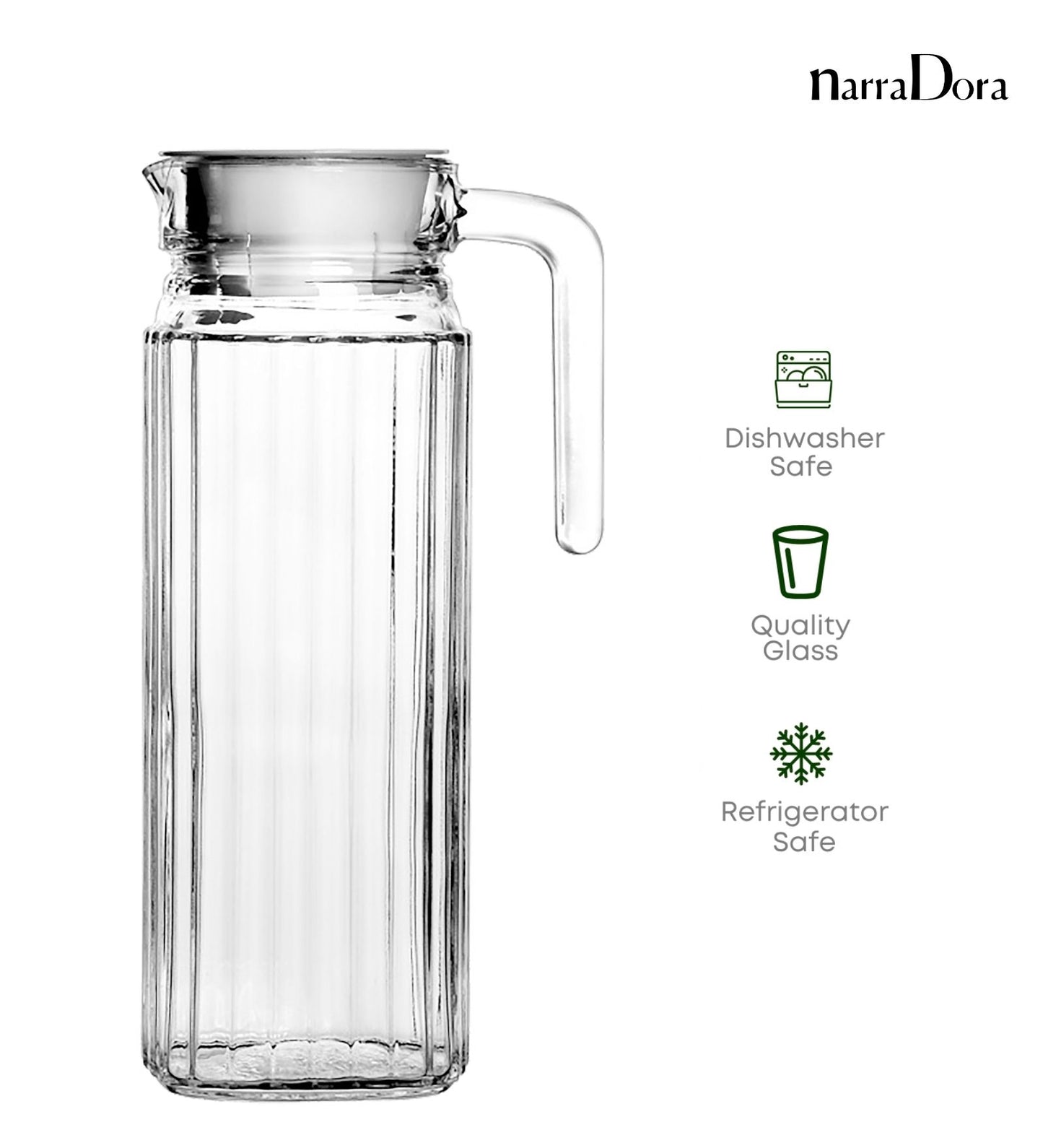 Narradora Water Jug 1.1 L - SET OF 1 PC