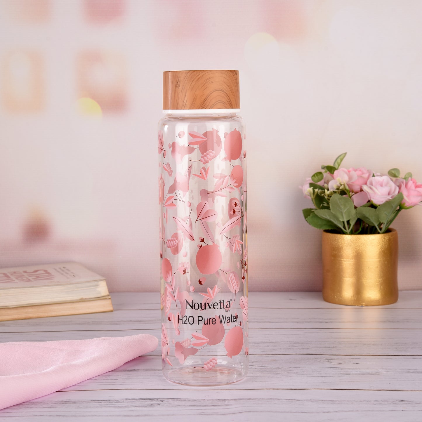 NOUVETTA BOROSILICATE PRINTED BOTTLE-750ML