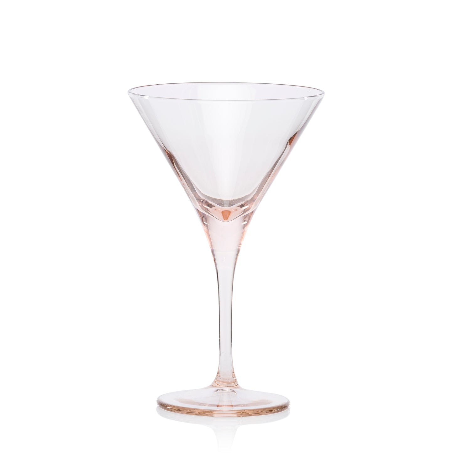 Pasabahce V-Line Martini Pink Glass Transparent 250 ml in Set of 2 Pcs