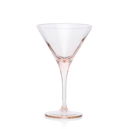 Pasabahce V-Line Martini Pink Glass Transparent 250 ml in Set of 2 Pcs