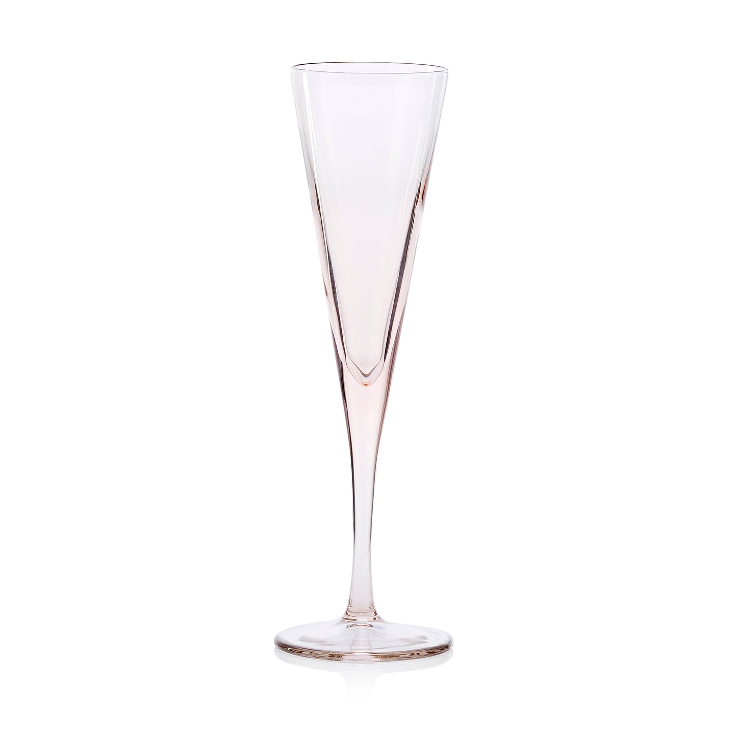 Pasabahce V-Line Champagne Pink Glass Transparent 150 ml in Set of 2 Pcs, Perfect fit for Champagne.