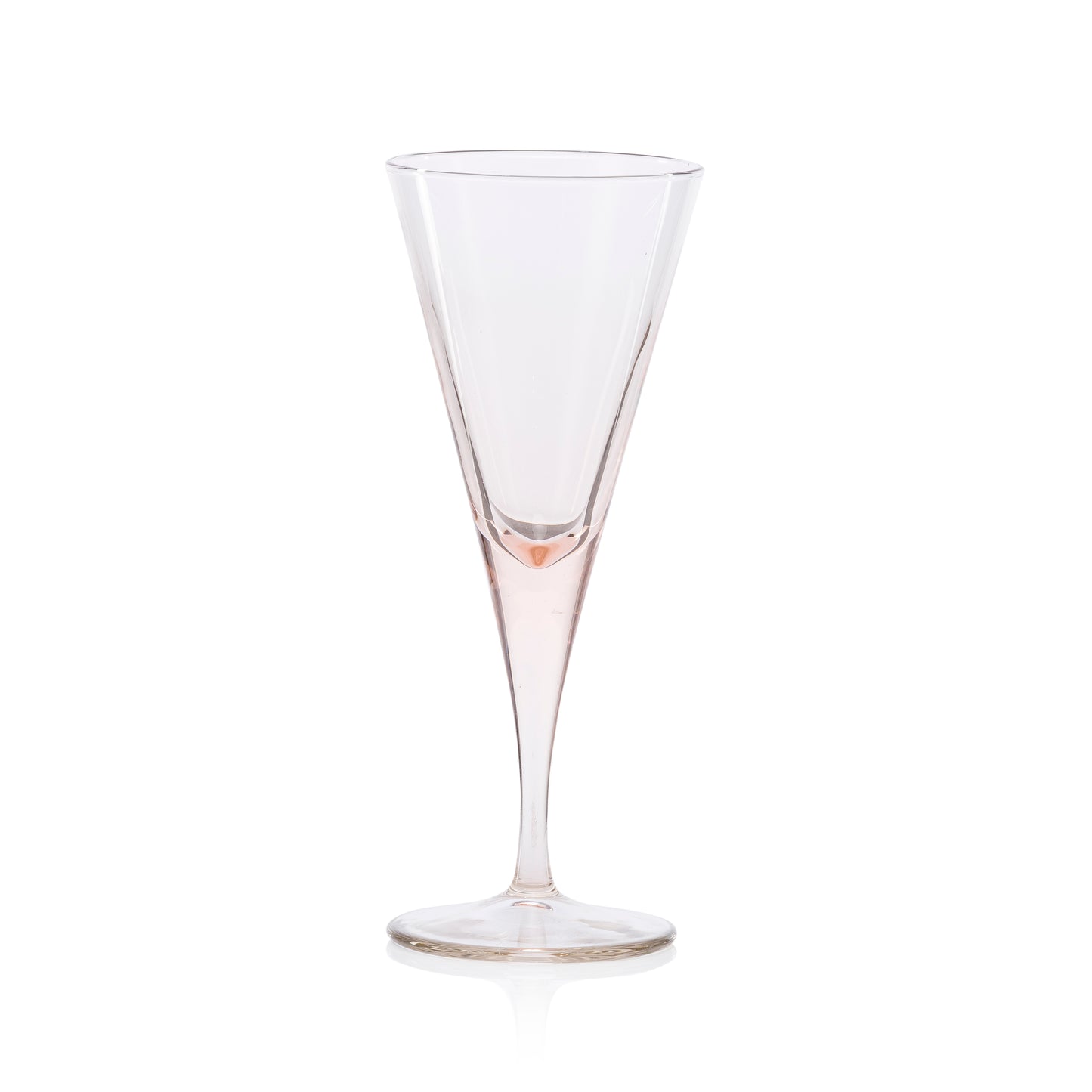 Pasabahce V-Line Wine Pink Glass Transparent 200 ml in Set of 2 Pcs, Perfect fit for Wine.