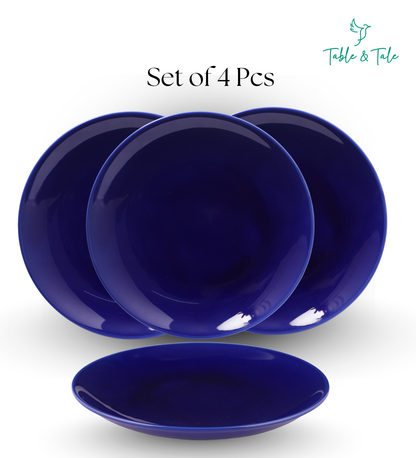 Table & Tale Premium Porcelain Salad Plate | Cobalt Blue