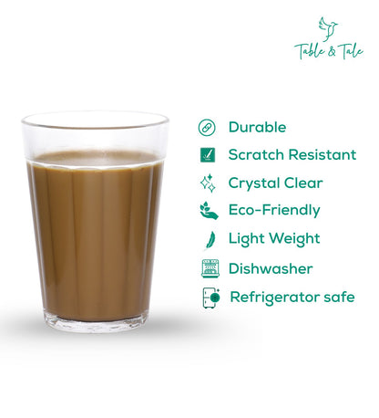 Table & Tale Americano Line 190 ml Tea Glass