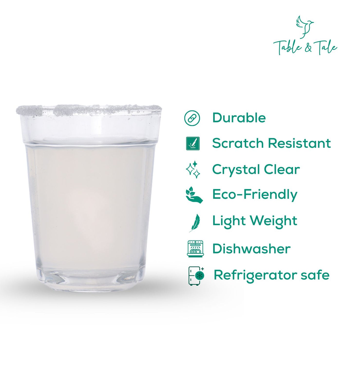 Table & Tale Americano Line 45 ml Shot Glass