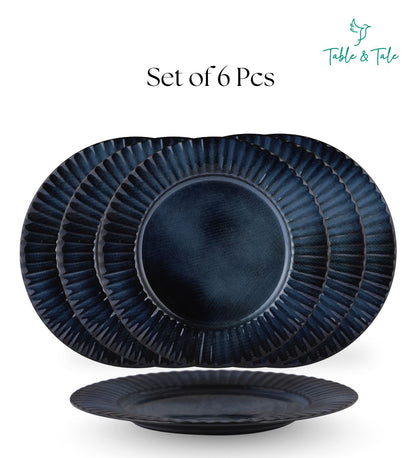 Table & Tale Luxury Porcelain Dinner Plates | Midnight Blue