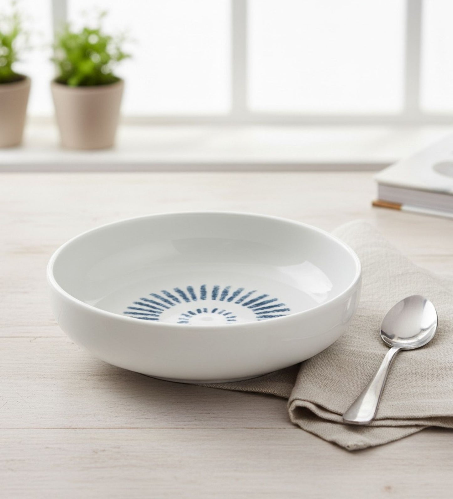 Table & Tale Fine Porcelain Bowl | Heritage Blue