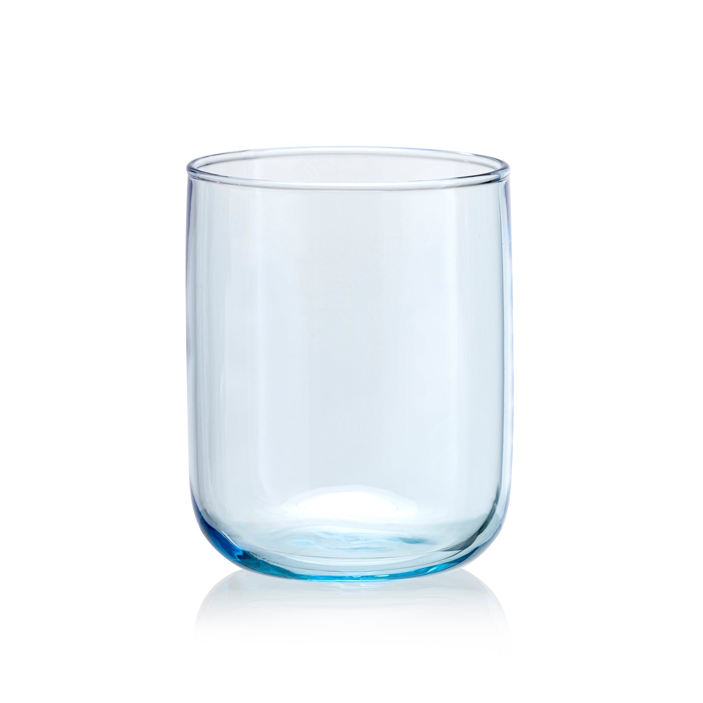 Pasabahce Iconic Blue Glass Transparent 280 ml in Set of 6 Pcs, Perfect fit for Whisky/Juice.