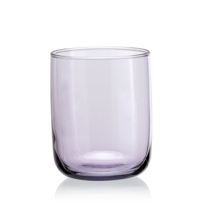 Pasabahce Iconic Purple Glass Transparent 280 ml in Set of 6 Pcs, Perfect fit for Whisky/Juice.