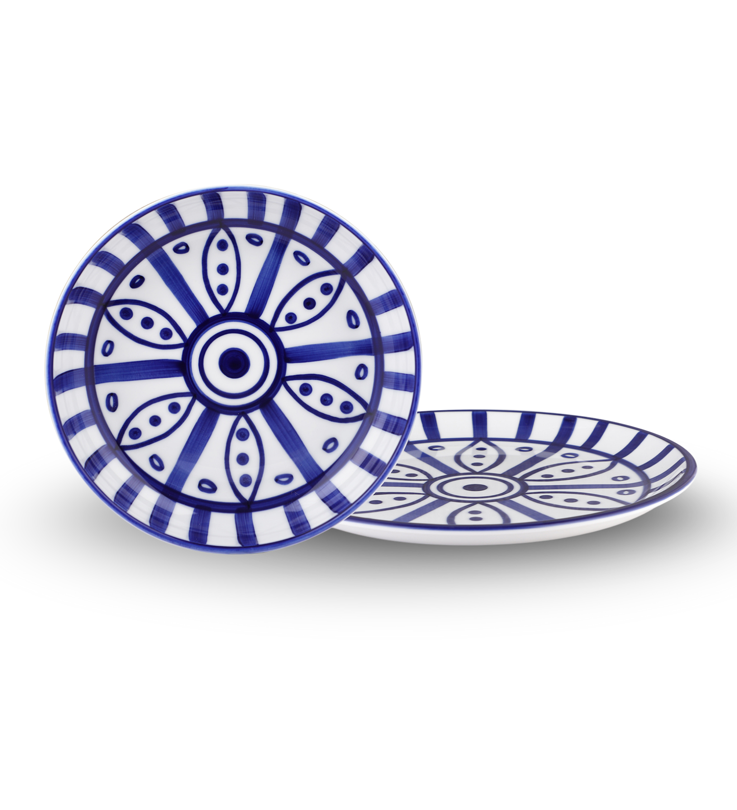 Table & Tale Luxury Porcelain Dinner Plates | Heritage Blue