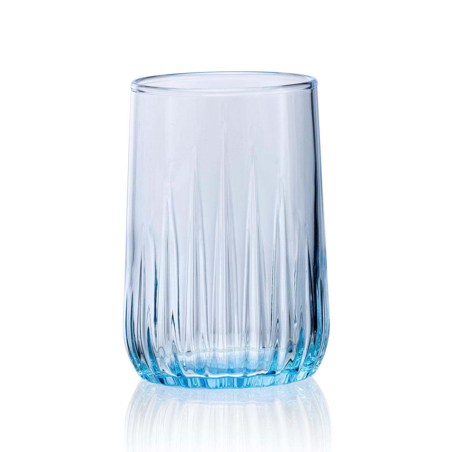 Pasabahce Nova Blue Glass Transparent 135 ml in Set of 6 Pcs, Perfect fit for Liquor/Water/Juice.