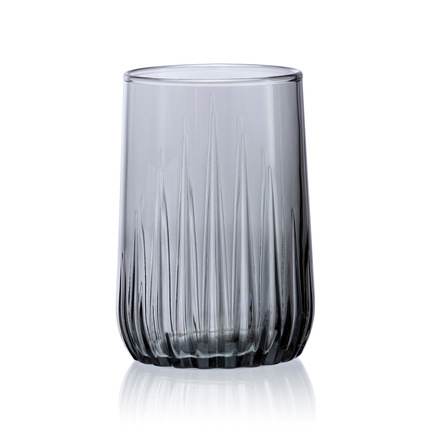 Pasabahce Nova Grey Glass Transparent 135 ml in Set of 6 Pcs, Perfect fit for Liquor/Water/Juice.