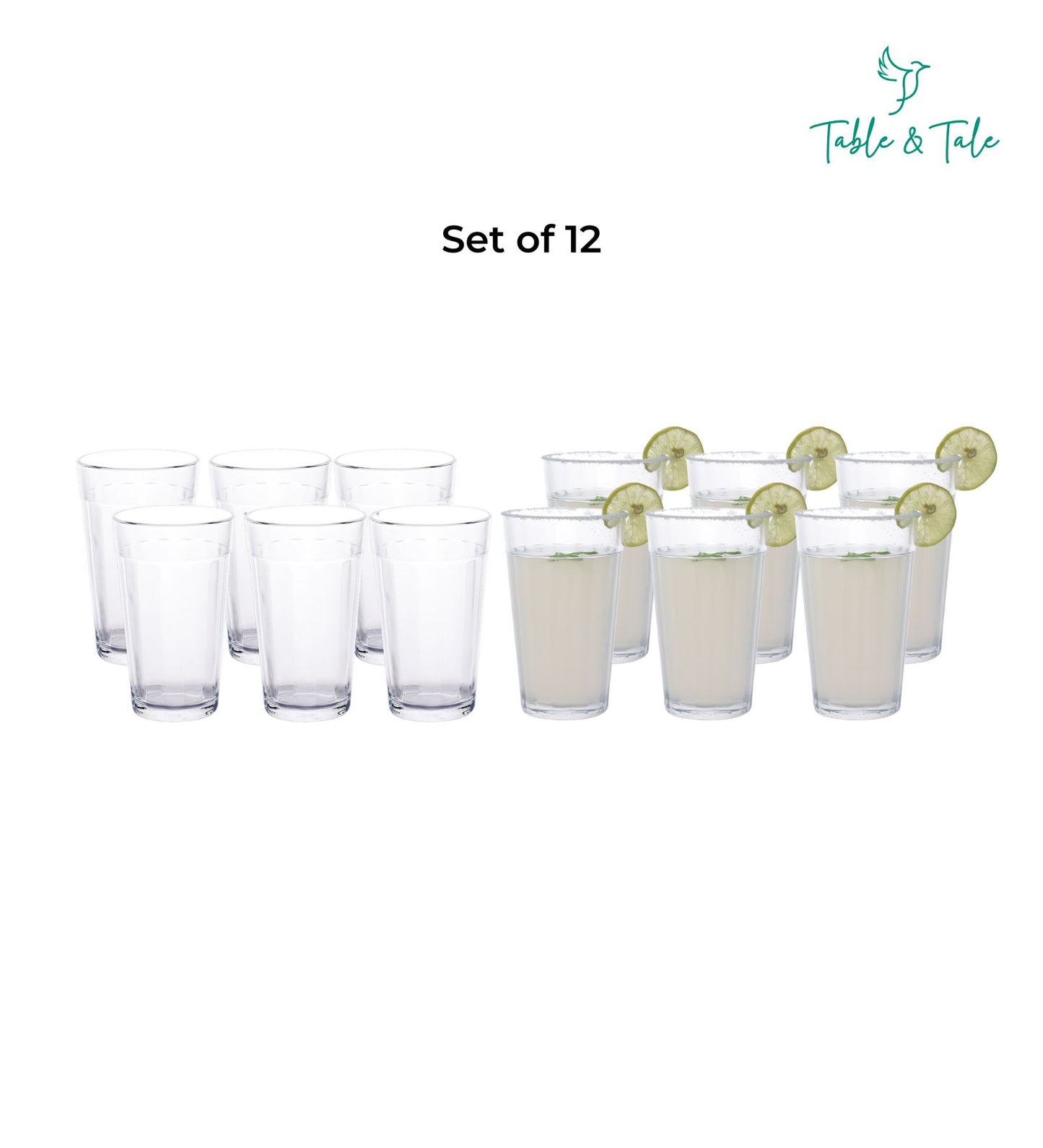 Table & Tale Americano Line 345 ml Water Glass
