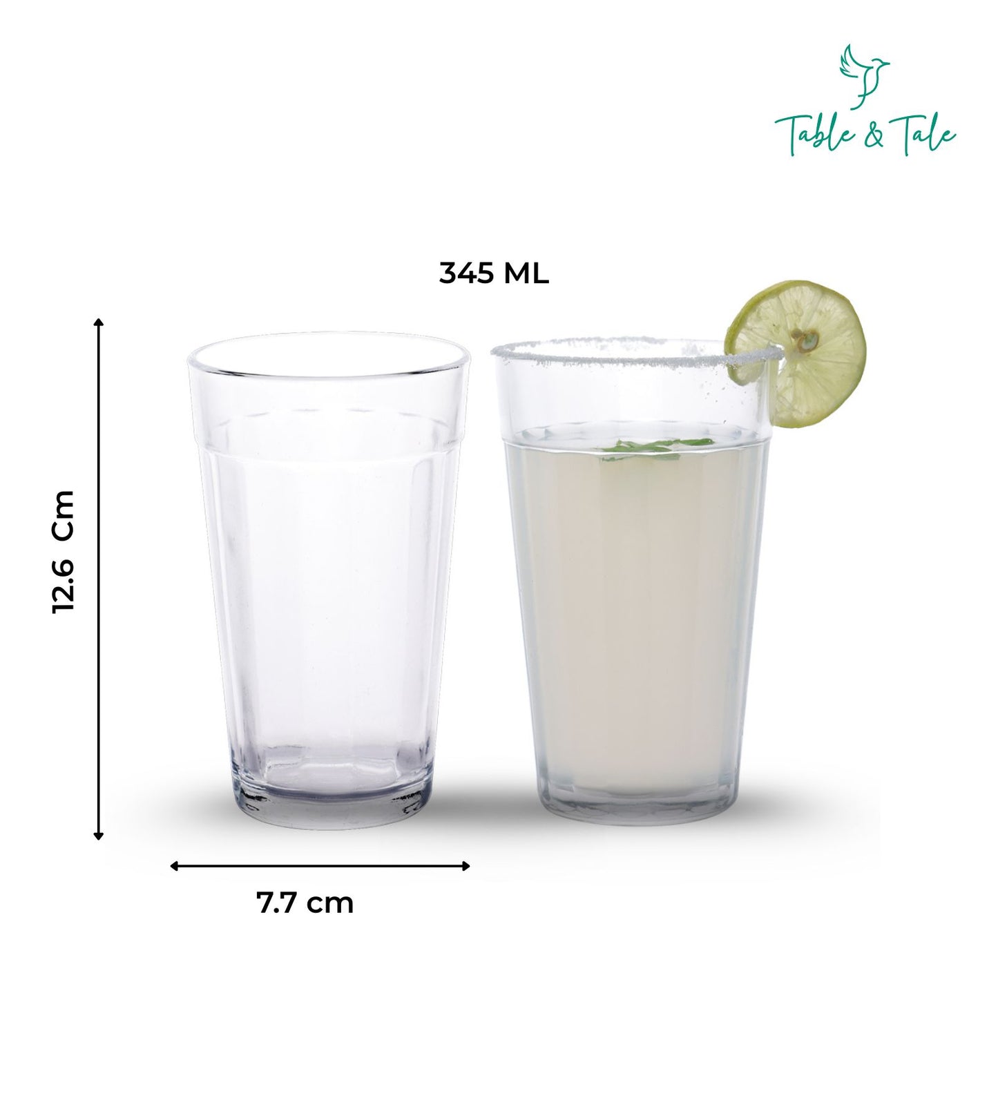 Table & Tale Americano Line 345 ml Water Glass