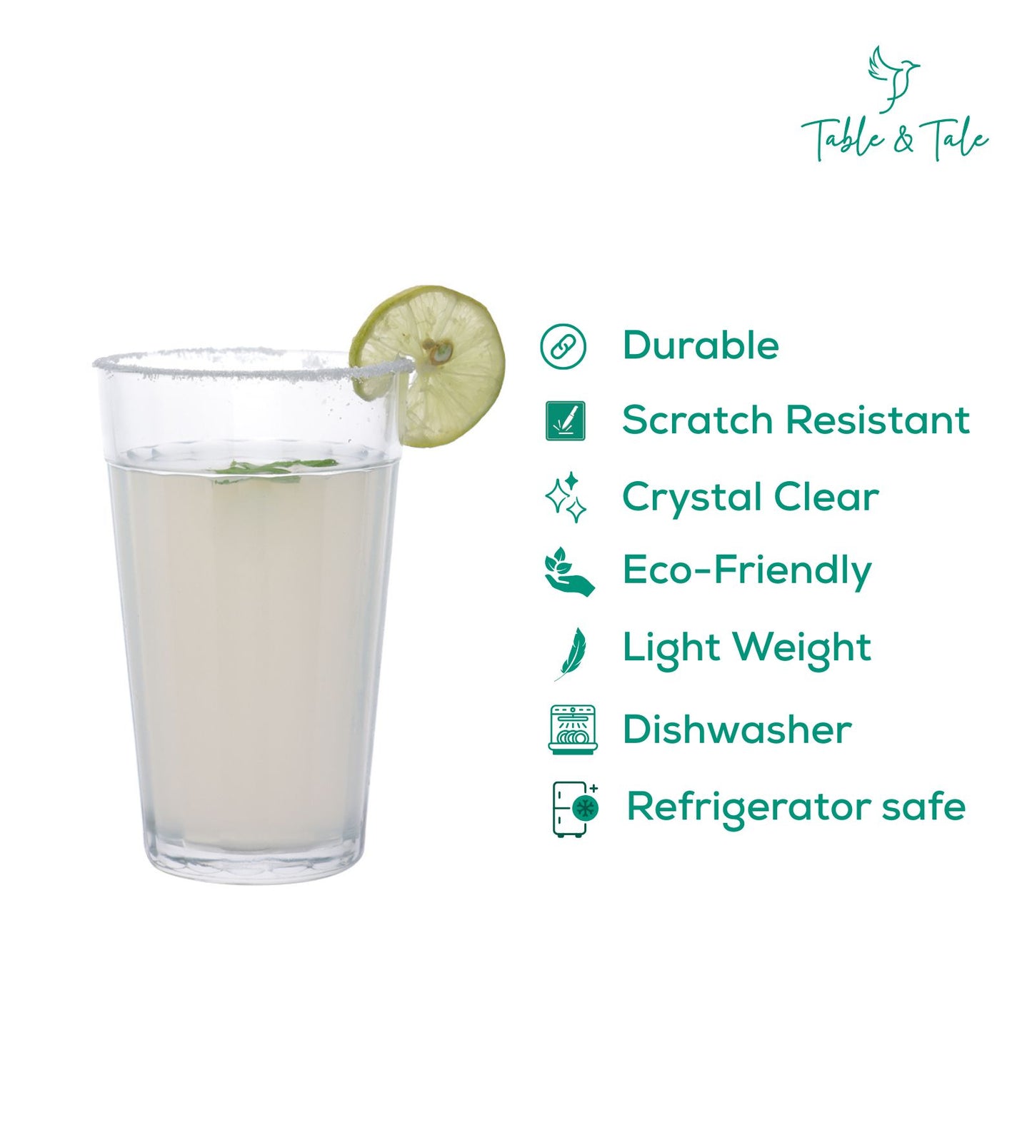 Table & Tale Americano Line 345 ml Water Glass