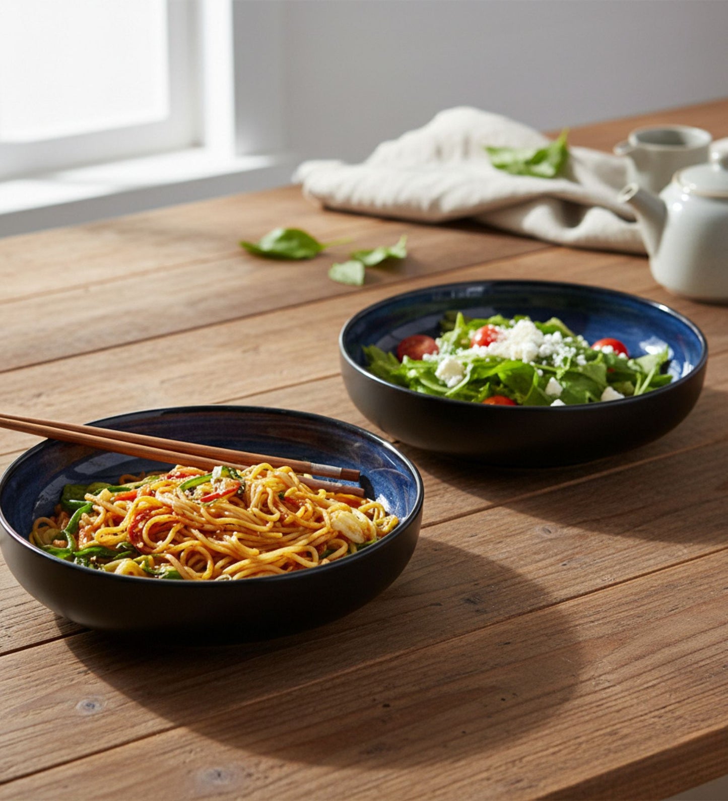 Table & Tale Premium Porcelain Bowl | Midnight Blue