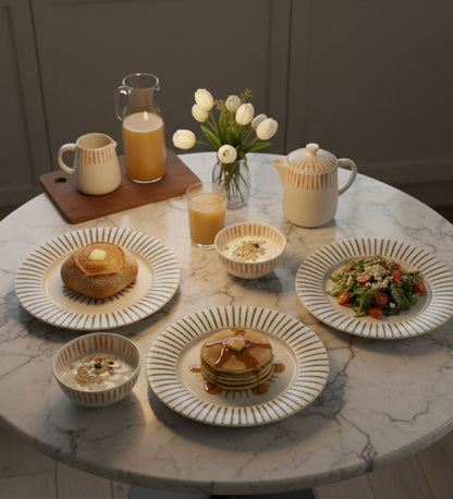 Table & Tale Porcelain Dinner Plates | Heritage Blue