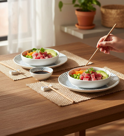 Table & Tale Fine Porcelain Bowl | Heritage Blue