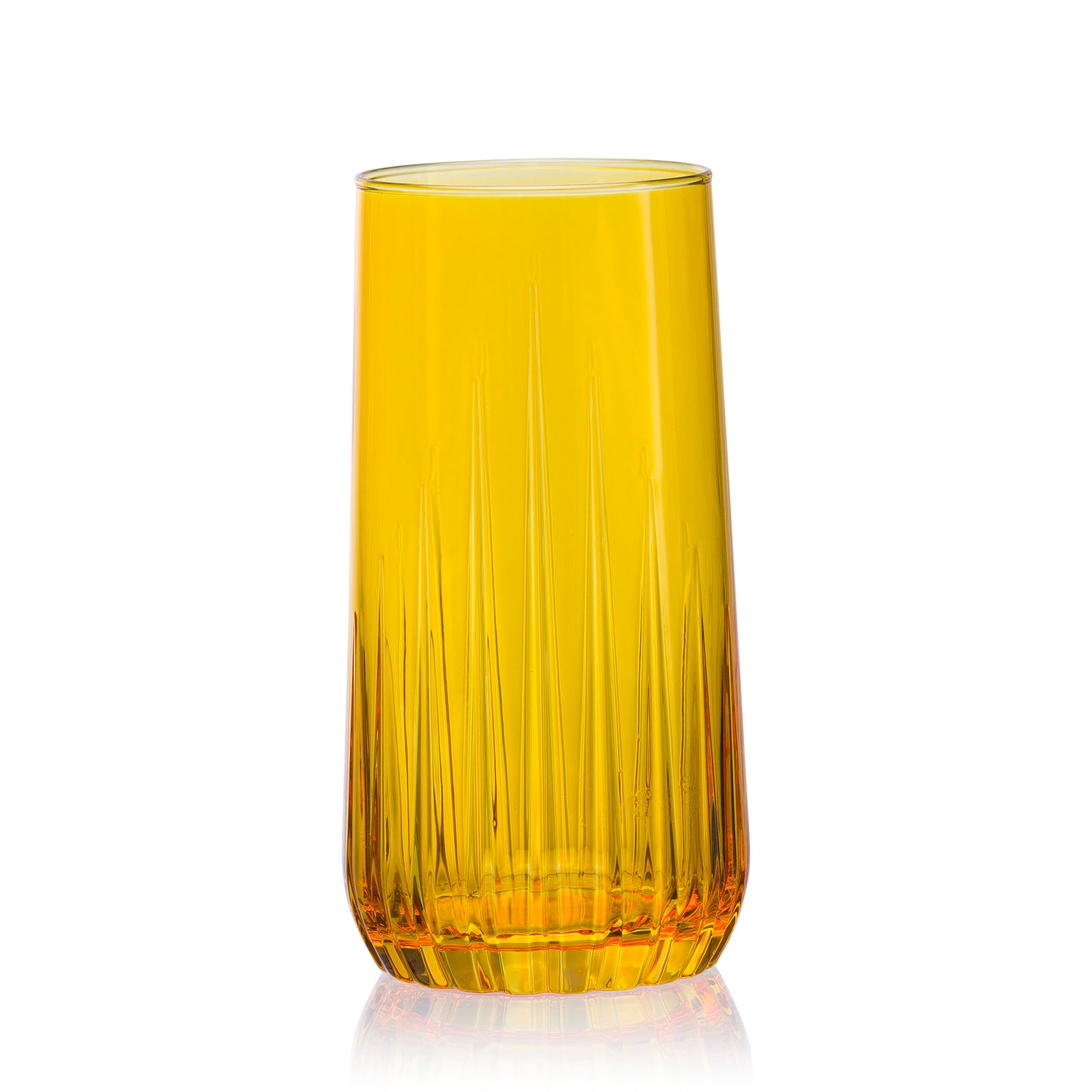 Pasabahce Nova Amber Glass Set Transparent 360 ml in Set of 6 Pcs, Perfect fit for Water/Juice.