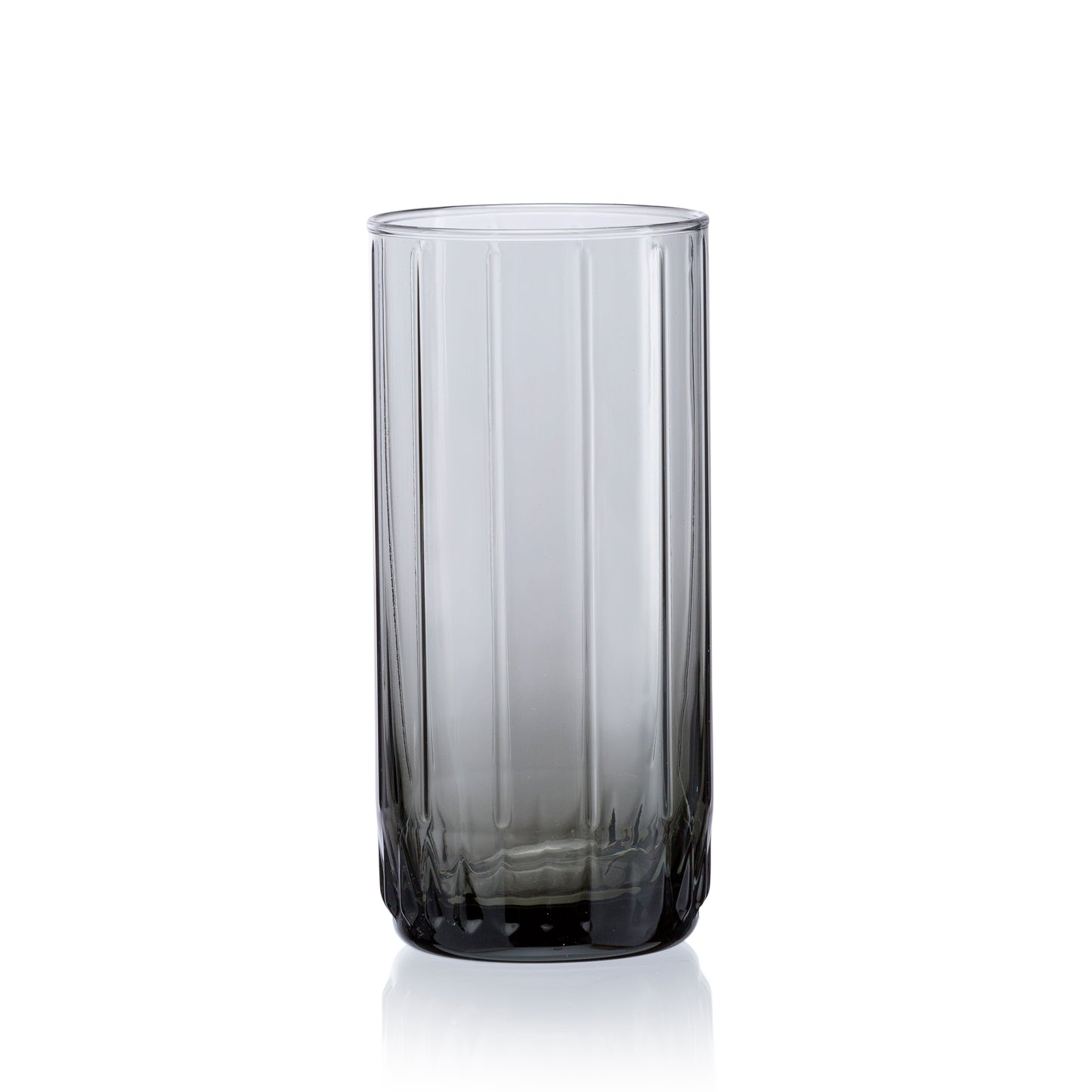 Pasabahce Leia Grey Glass Transparent 310 ml in Set of 6 Pcs, Perfect fit for Juice.