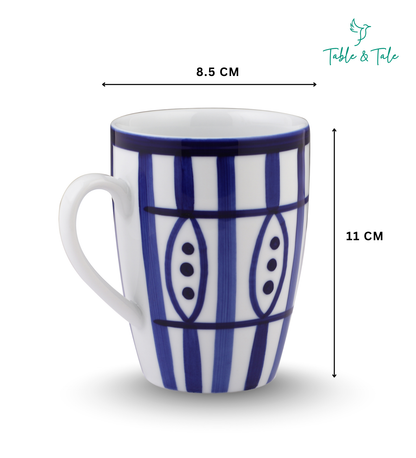Table & Tale Premium Porcelain Mug | Heritage Blue