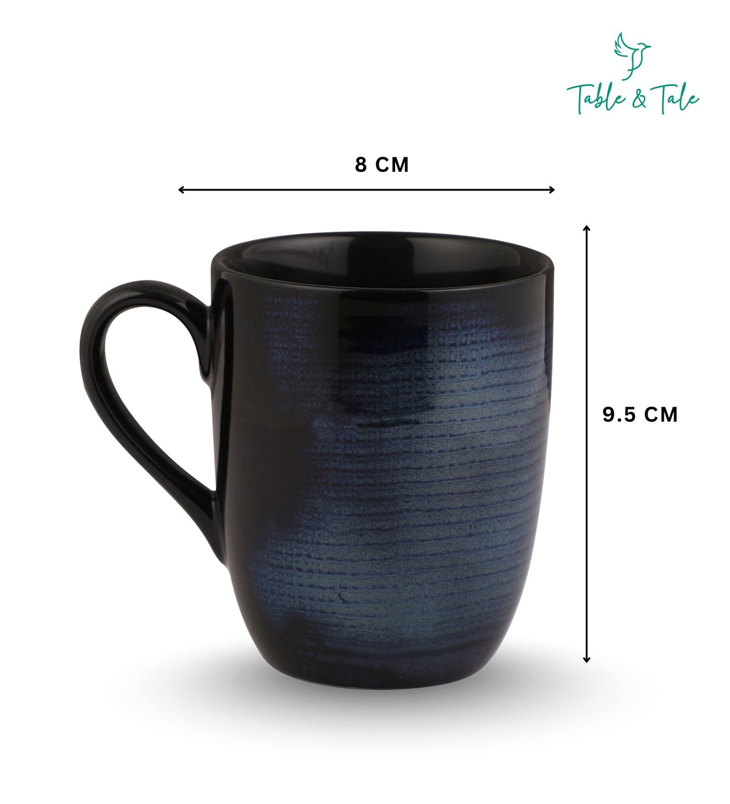 Table & Tale Premium Porcelain Mug | Midnight Blue