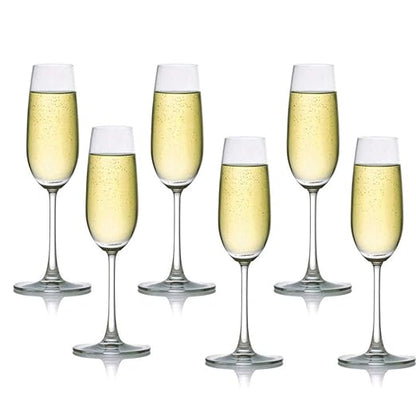 Ocean Madison Flute Champagne, 210ml, Set Of 6