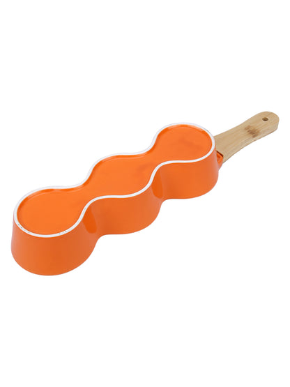 Narradora Luscious Snack Dish | Set of 1PC Orange | Perfect for Gifting