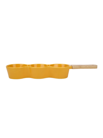 Narradora Luscious Snack Dish |  Set of 1PC Yellow | Perfect for Gifting