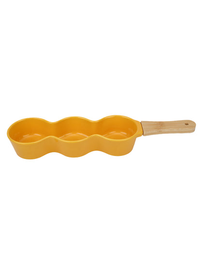 Narradora Luscious Snack Dish |  Set of 1PC Yellow | Perfect for Gifting