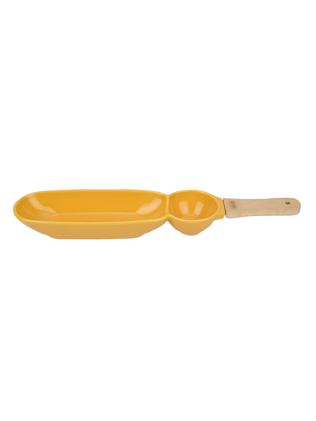 Narradora Savory Snack Dish |  Set of 1PC Yellow Perfect for Gifting