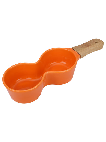 Narradora Pleasant Snack Dish |  Set of 1PC Orange | Perfect for Gifting