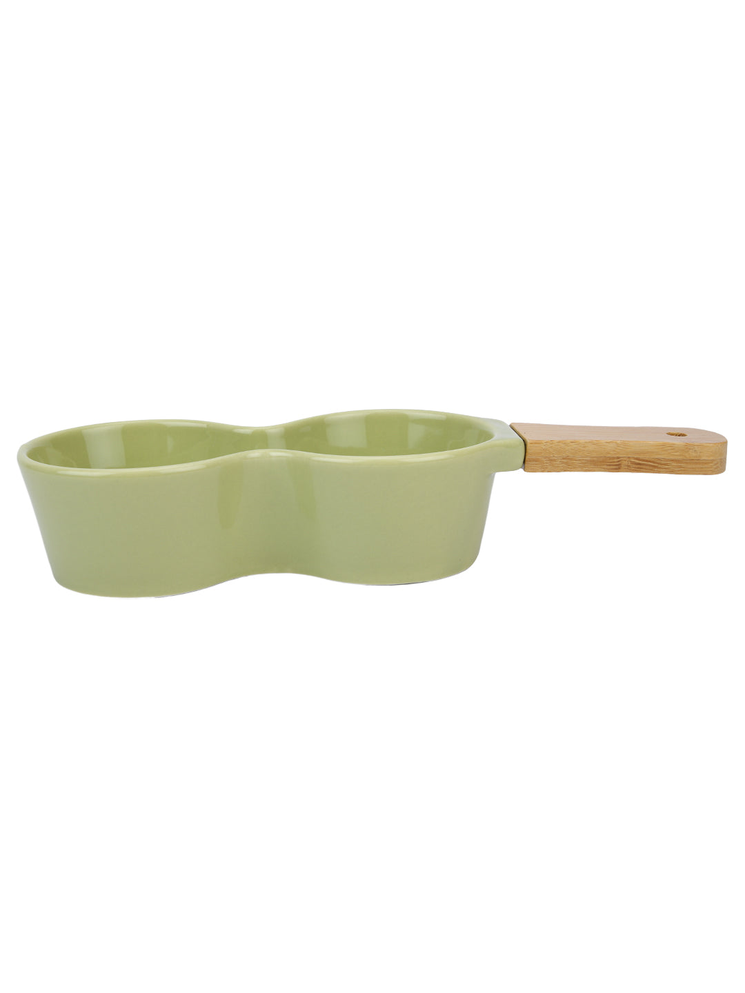 Narradora Pleasant Snack Dish |  Set of 1PC Green | Perfect for Gifting