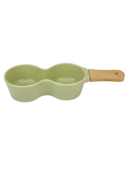 Narradora Pleasant Snack Dish |  Set of 1PC Green | Perfect for Gifting