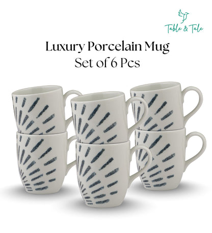 Table & Tale Premium Porcelain Mug | Heritage Blue