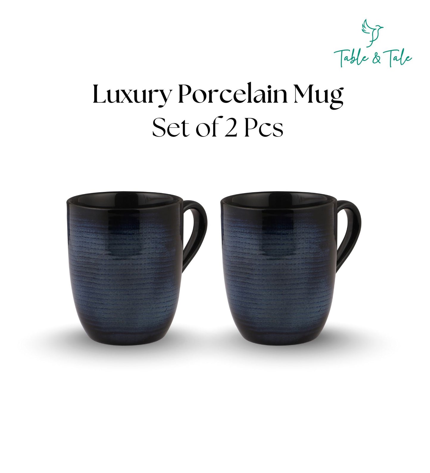 Table & Tale Premium Porcelain Mug | Midnight Blue
