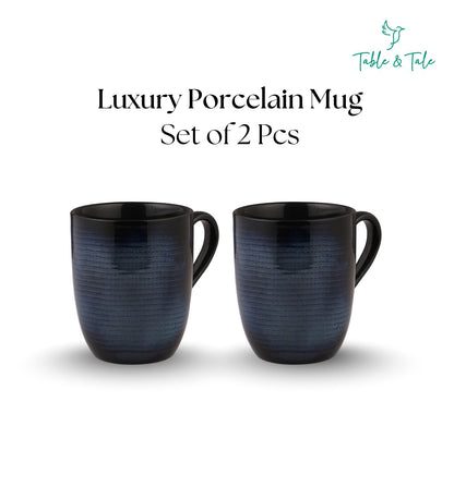 Table & Tale Premium Porcelain Mug | Midnight Blue