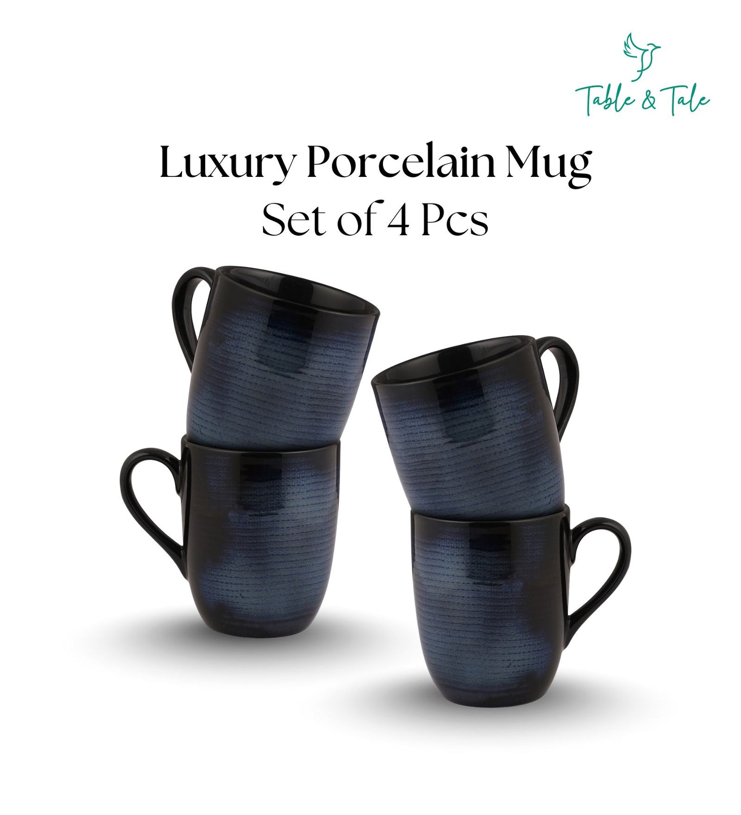 Table & Tale Premium Porcelain Mug | Midnight Blue