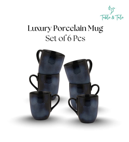 Table & Tale Premium Porcelain Mug | Midnight Blue