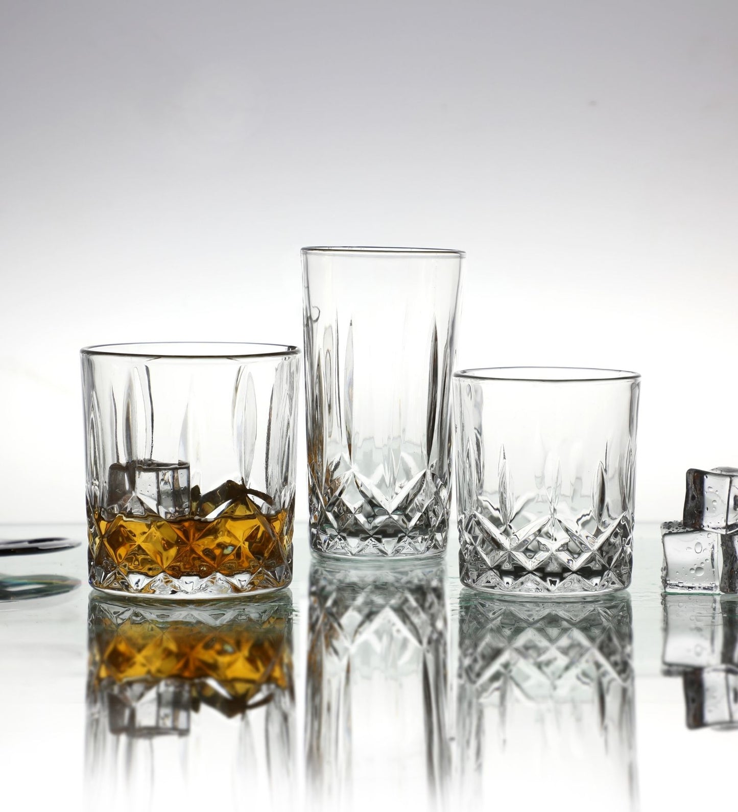 Narradora Whiskey Glass 330 ML - SET  OF 6 PCS