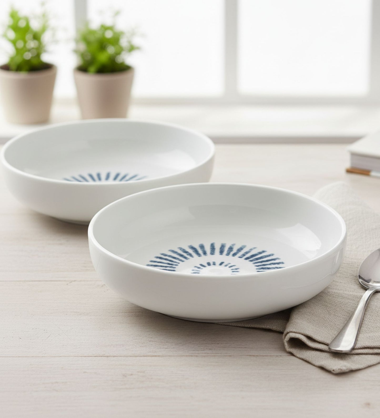 Table & Tale Fine Porcelain Bowl | Heritage Blue