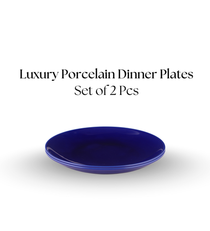 Table & Tale Premium Porcelain Salad Plate | Cobalt Blue