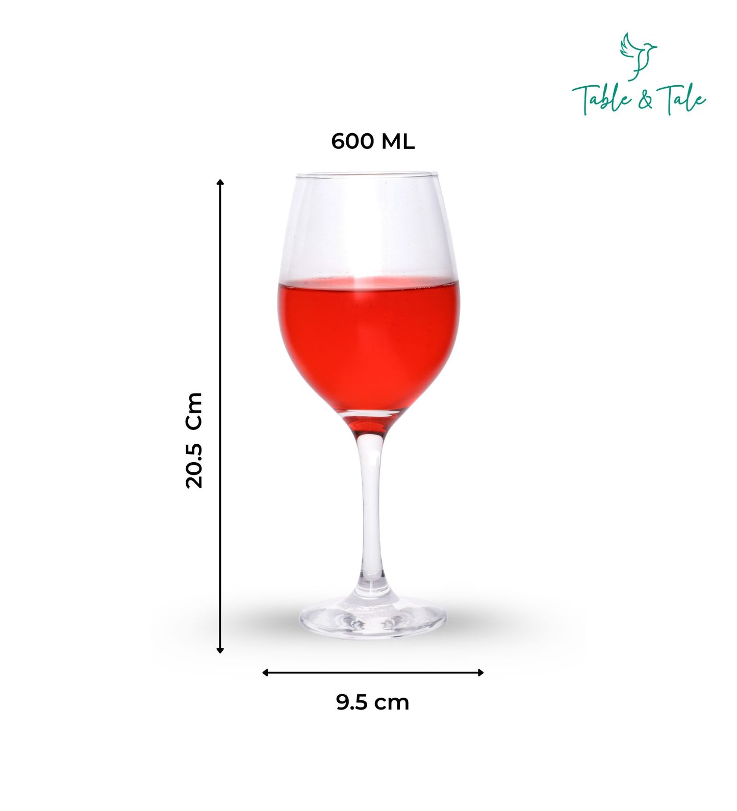 Table & Tale Gin 600 ml Wine Glass