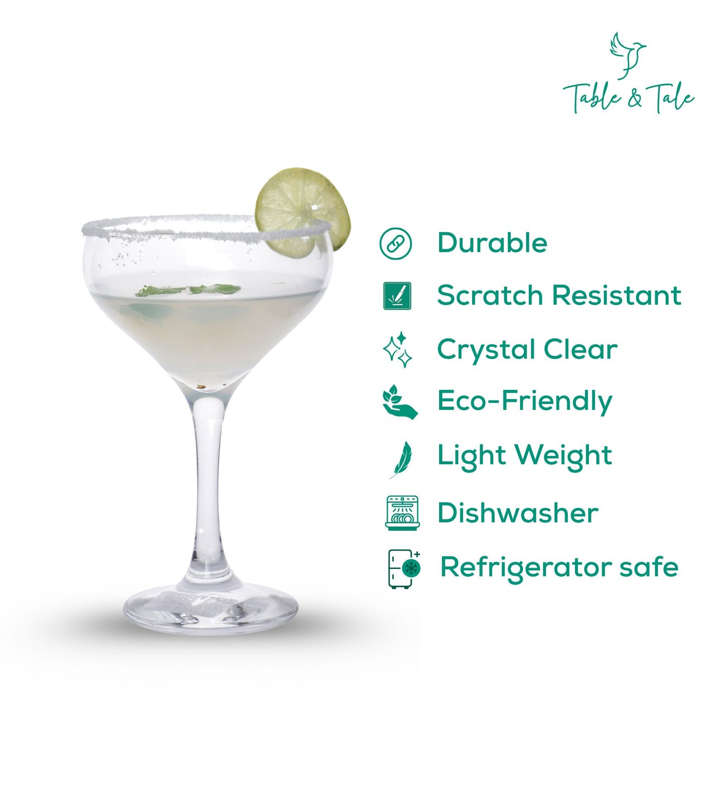 Table & Tale Mistic 220 ml Coupe Set