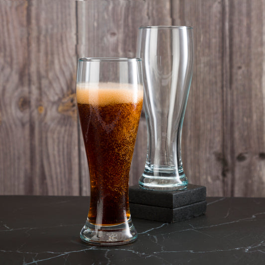 Pasabahce Weizenbeer Glass Transparent 620 ml in Set of 2 Pcs, Perfect fit for Beer.