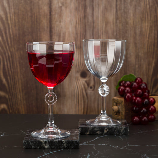 Pasabahce Amore Wine Glass Transparent 270 ml in Set of 2 Pcs