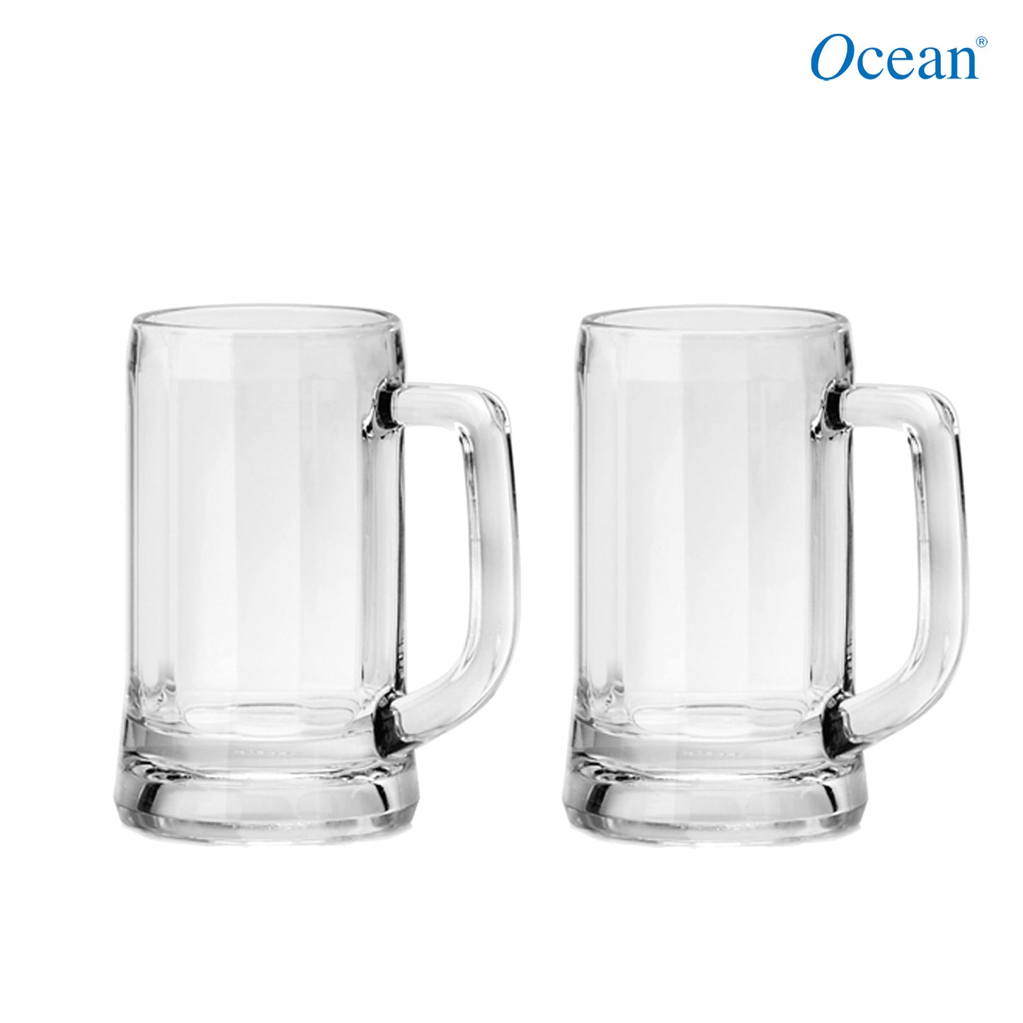 Ocean Glass Munich Beer Mug, 355ml, Transparent Set of 6