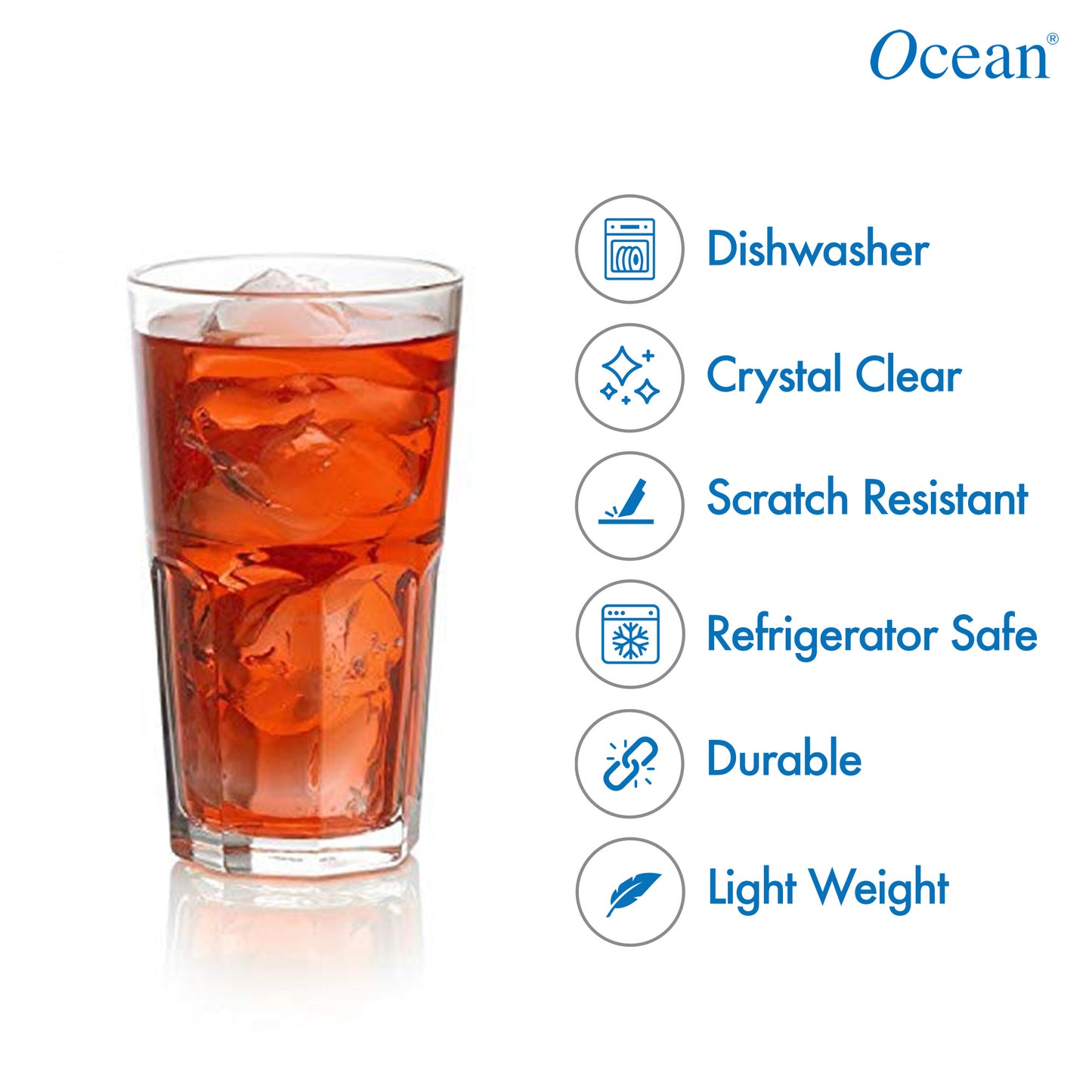 Ocean Centro Cooler Set, 495ml, Set of 6